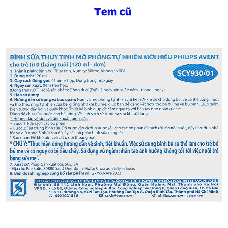 Bình sữa thủy tinh Philips Avent SCY933/01 cổ rộng 240 ml (từ 1 tháng) 26